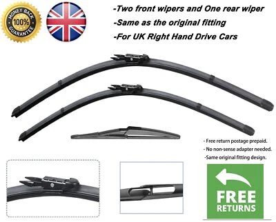 Limpiaparabrisas delantero y trasero 26"24"11 para Mercedes Benz Clase B 2005-2011 Foto 1 de 4