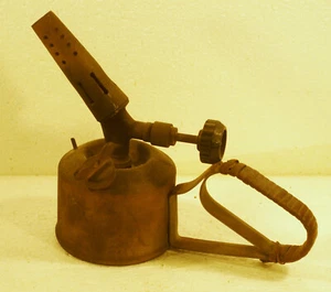 Lötlampe Barthel BM 014 Messing schwere Qualität rar mit Patina Deko Klassiker - Bild 1 von 5