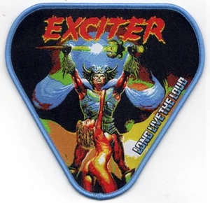 EXCITER - ES LEBE DER LAUT - GEWEBTE PATCH - BLAUE RÄNDER - Bild 1 von 1
