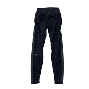 Alo Yoga Checker Pattern Leggings Small Leggings Women 27" Inseam D17 - Picture 1 of 7