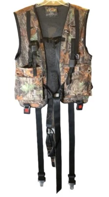 Big Game Treestands Safety Vest Matrix Camo Hunting 175-250lbs CR85-VLX -LG/XL - Image 1 of 4