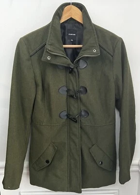 Rampage Women’s Green Fleece Jacket Front Zip Toggle Fastener Accent Size M Foto 1 de 4