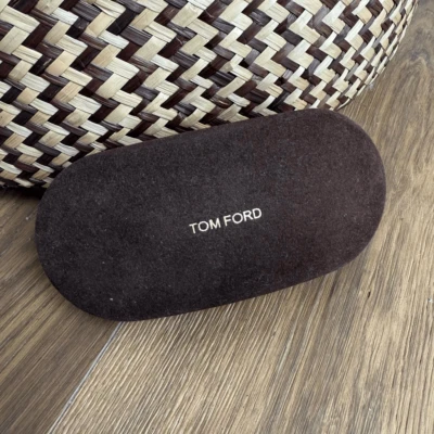 Tom Ford Sunglasses Sunnies Case Brown Suede Hard Shell CASE ONLY - Image 1 of 4