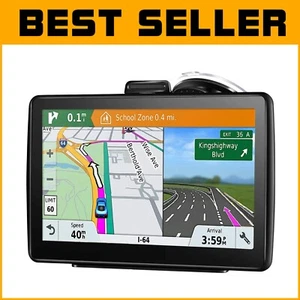 7-Inch Truck RV Car GPS with 2025 Maps & Lifetime Updates - Voice Guidance - Picture 1 of 9