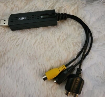 SIIG USB TO S-VIDEO AUDIO CABLE - Image 1 of 4