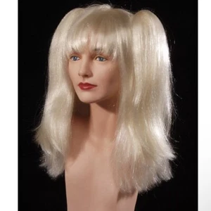 Blonde Zöpfe Perücke Harley Quinn Arkham Baby Gewürz Emma Kostüm Erwachsene Damen - Bild 1 von 1