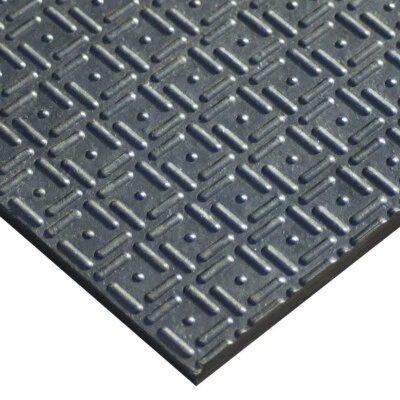 Rubber-Cal Shark Tooth II Heavy-Duty Rubber Mat