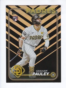 2024 Topps Update Series #US84 GRAHAM PAULEY RC Rookie Card ORANGE/BLACK HOLIDAY - Picture 1 of 2