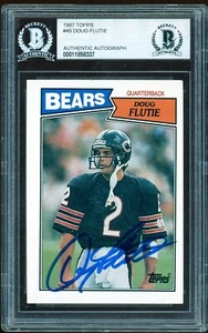 Autographed Doug Flutie 1987 Topps #45 BAS - Picture 1 of 2