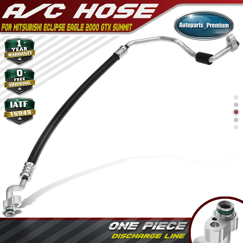 Nueva manguera de descarga de refrigerante de aire acondicionado para Eclipse Eagle Talon Vision Summit Premier Foto 1 de 4