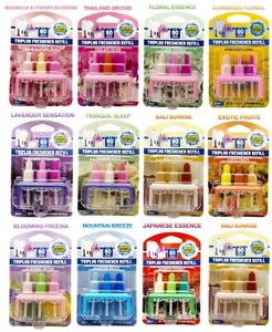 4 X AEROFRESH SCENTS 3VOLUTION PLUG IN REFILLS FOR AMBI PUR MACHINE CHOOSE SCENT - Picture 1 of 37