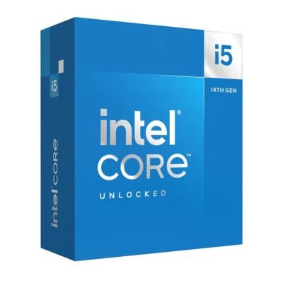 INTEL Core i5-14600K CPU 3,5 GHz 6+8 Kerne 24MB Cache Sockel 1700 (Boxed o. L... - Bild 1 von 4