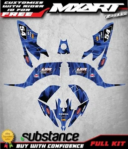 PRESS STYLE graphics kit fits Yamaha Raptor 250 2008 - 2013 sticker kit decals - Picture 1 of 4