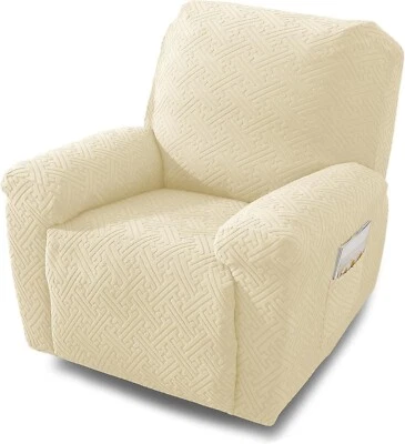 Water-repellent Recliner Chair Cover High Stretch Slipcover Sofa Cover for Room - Image 1 of 4