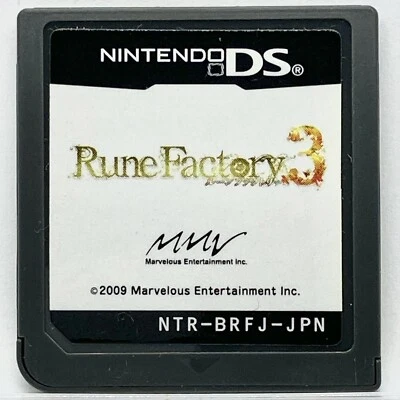 Nintendo DS Rune Factory 3 Japanese Management Games MMV - Image 1 of 2