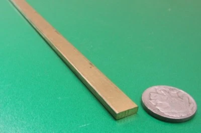 360 Brass Flat Bar 1/8" Thick x 3/8" Wide x 72.0" Length - Image 1 of 4