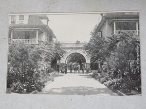 POST CARD RPPC 1930'S EDEN SPRINGS HOUSE OF DAVID PARK BENTON HARBOR MICH