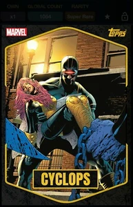 2020 Topps Marvel To The Rescue Cyclops Series 1 - Black Digital Card - Bild 1 von 1