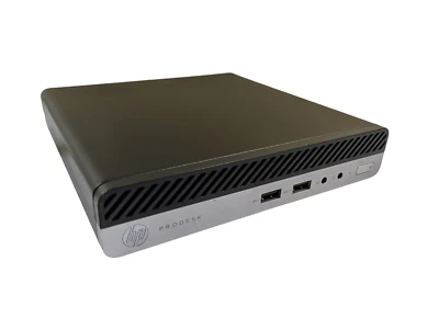 HP ProDesk 400 G3 Desktop Mini PC i5-6500T 8GB RAM 256GB SSD Win 11 Pro Wi-Fi - Image 1 of 2