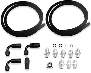 Universal For LS Swap Pressure Return Line LS1 LS3 Power Steering Pump Hose Kit - Bild 1 von 8