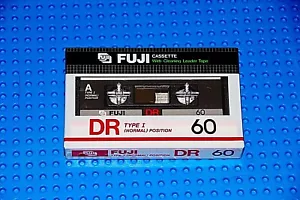 CINTA DE CASETE BLANCA FUJI DR 60 VS. II TIPO I (1) (SELLADA) - Imagen 1 de 3
