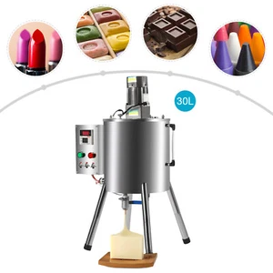 Lápiz labial 15L/30L relleno de pasta calefacción mezcla máquina de llenado agitador tanque 1,5kw - Imagen 1 de 22