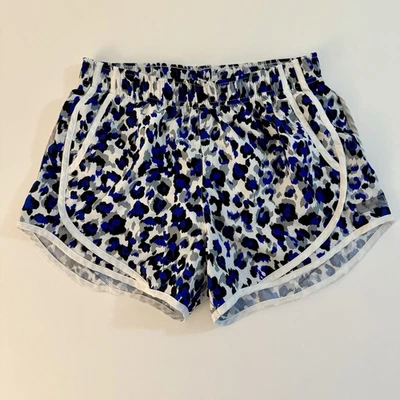 Calvin Klein Women’s Running Shorts Black Blue White Leopard Print Size Small - Image 1 of 4