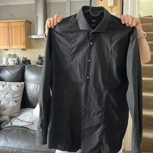 Men's Hugo Boss Black Large Shirt(43 chest) - Picture 1 of 11