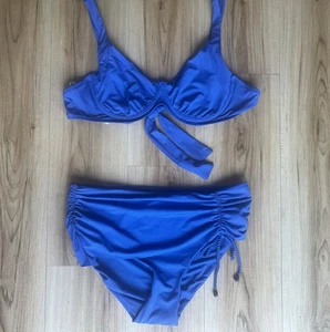 Admas Bikini Damen Blau – Zweiteiler High-Waist B-Cup Gr. 40 – Sommer Must-Have - Bild 1 von 12