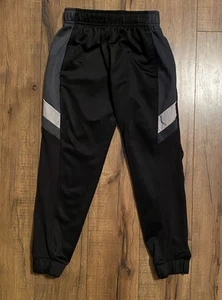 #990 Athletic Pants Black Youth M (8) Multicolor W/Wide Side Panels - Picture 1 of 13