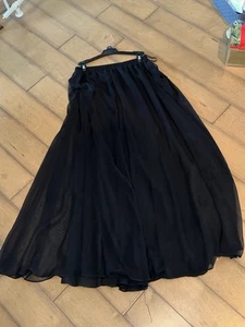 Patra Petites Long Formal Chiffon Lined Skirt With Elastic Waist SZ 6 Elegant - Picture 1 of 10