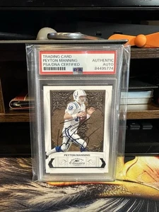 PSA Authenticated 2009 Donruss Classics Peyton Manning Autographed Card - Picture 1 of 2