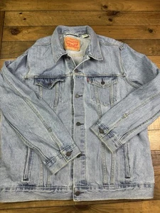 Levi's Herren 72334 0131 Stonewash Blue Denim Classic Trucker Jeansjacke Gr. XXL - Bild 1 von 10