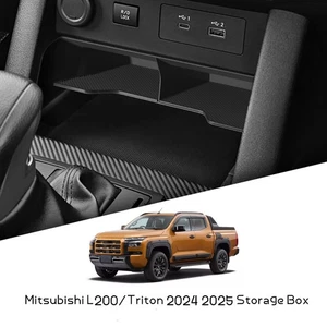 for Mitsubishi L200/Triton 2024 2025 Armrest Hidden Storage Box Organizer Tray - Picture 1 of 13