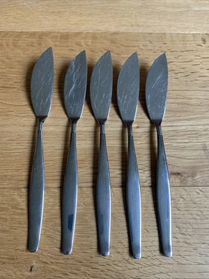 BSF Dänisch Perl Edelstahl Besteck 5 Fischmesser 19,2 cm - Bild 1 von 4