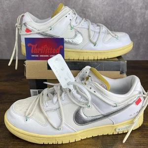 Nike Dunk Low x Off-White Lot 01 of 50 Size 9.5 DM1602-127 White Men’s Shoes OG - Picture 1 of 10