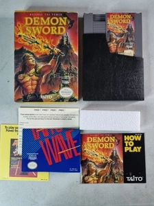 Demon Sword (Nintendo Entertainment System, NES 1988) CIB inserti completi - Foto 1 di 14