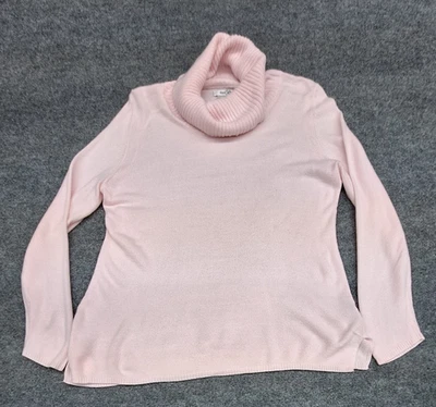 Suéter Pullover EAST 5TH Para Mujer Talla 1X Rosa Cuello Capucha Foto 1 de 4