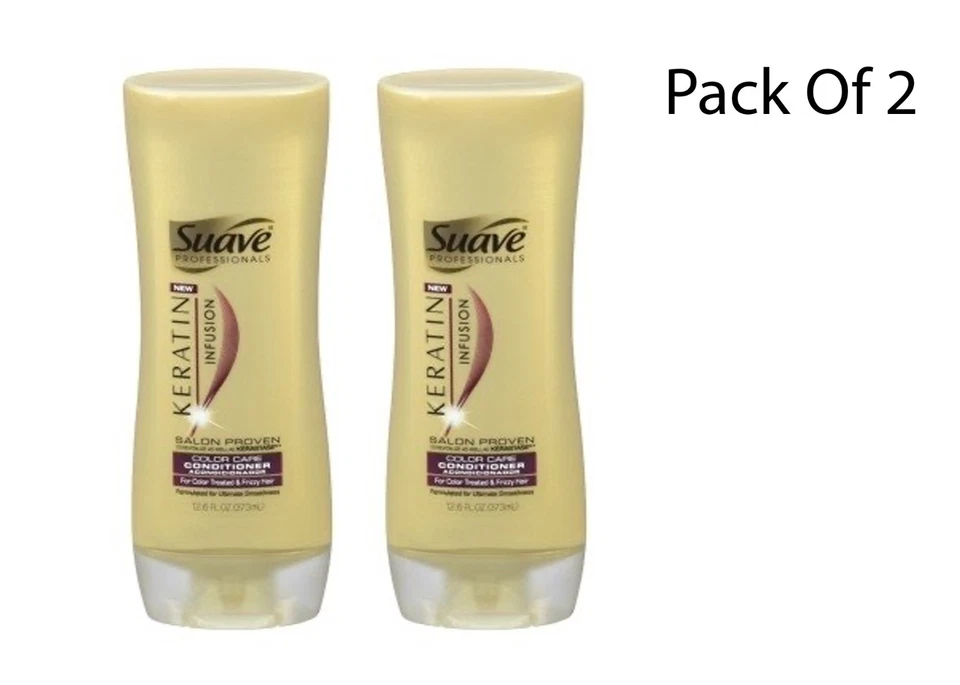 Suave Professionals Color Care Conditioner, Keratin Infusion 12.6 oz (Pack of 2) - Image 1 of 1