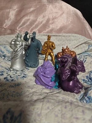 Vintage Disney Hercules Hydra 2” Vinyl Figure Rare Purple And Many More RARE - image 1 of 4