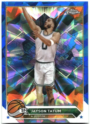 2023-24 Topps Chrome Sapphire #164 Jayson Tatum - Image 1 of 2