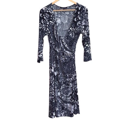 Vestido midi multicolor Laundry By Shelli Segal para mujer talla 10 Foto 1 de 4