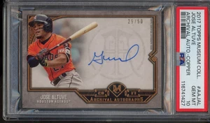 2017 Topps Museum Collection JOSE ALTUVE #AAJAL Archival Copper Auto /50 PSA 10 - Picture 1 of 2
