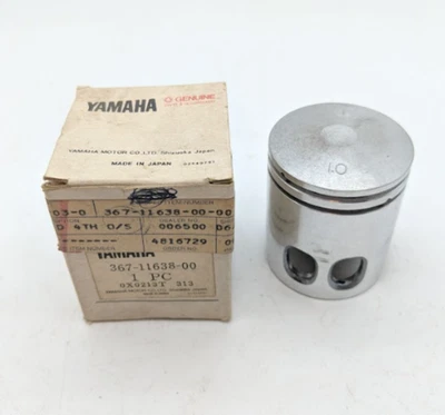 YAMAHA NOS OEM CUARTO PISTÓN O.S 1980-82 MX80 367-11638-00 Foto 1 de 4
