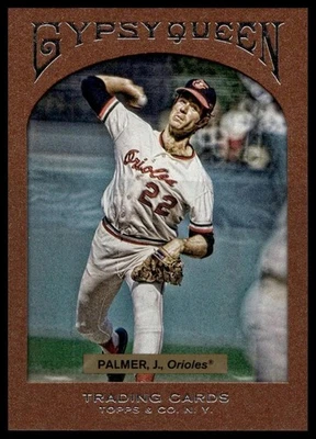 2011 Topps Gypsy Queen #7 Jim Palmer Framed Paper #/999 SN - Image 1 of 2