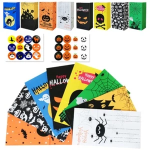 Halloween Advent Calendar Paper Candy Bags 24 Days Pumpkin - Picture 1 of 7