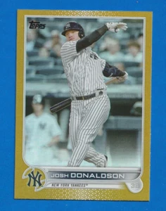2022 Topps Update JOSH DONALDSON GOLD FOIL JUMBO EXCLUSIVE #US74 YANKEES - Picture 1 of 1