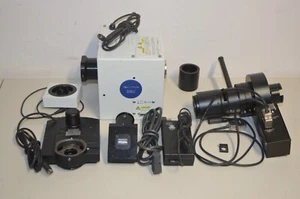 ^ Olympus IX2-DSU Disk Scanning Unit & TIRFM Fiber Illuminator Alignment #W6025 - Picture 1 of 17