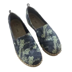 Clark’s Collection Casual Slip On Blue Floral Design Womens Shoes Size 8 - Picture 1 of 11