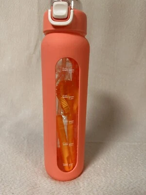 粉色硅袖玻璃水壶30盎司  D6 — 第 1/4 张图片